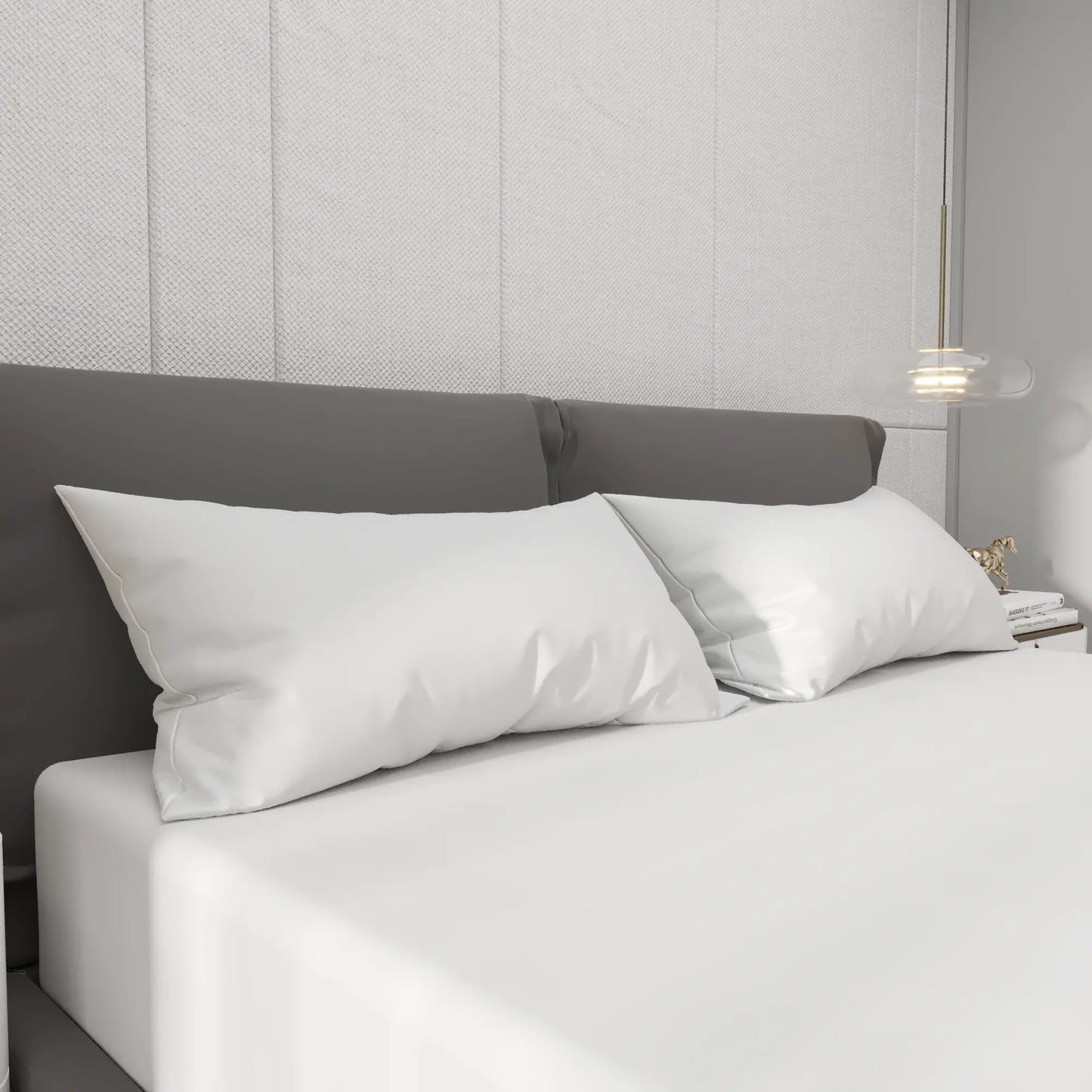 Navlaka za jastuk Ergorest Cotton Satin™ 50 x 70 cm – snježno bijela