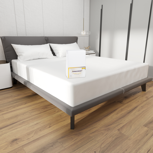 Plahte Ergorest Cotton Satin™ – 100 % pamučna satenska plahte, snježno bijela